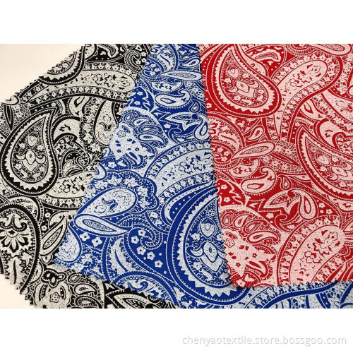 97%Cotton/3%Stretch Plain Pigment Printed Fabric